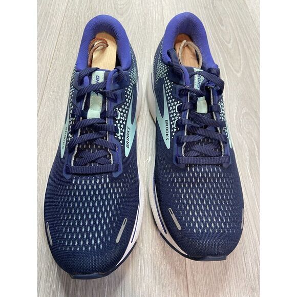 Brooks Ghost 14 Shoes Womens 10 Blue Running Walking Athletic Sneakers‎ Jog Walk - Picture 4 of 12